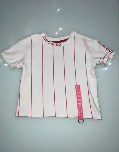 Camiseta cropped infantil Lilica Ripilica