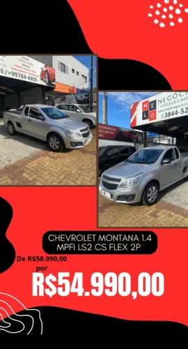 Chevrolet Montana 1.4 Mpfi LS2 cs 8v flex 2p manual