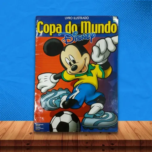 ÁLBUM DE FIGURINHAS COPA DO MUNDO DISNEY - COMPLETO 2002