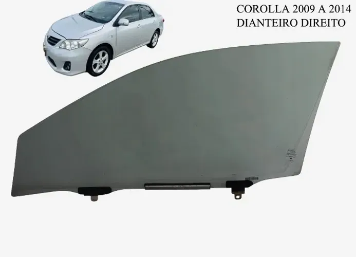 vidro da porta corolla 2009 2010 2011 2012 2013 2014 ac cartoes 