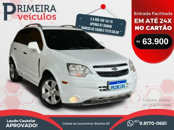 Chevrolet Captiva SIDI 2.4 16V 14/15 - Versão Completa com Apenas 87.000KM Rodados!