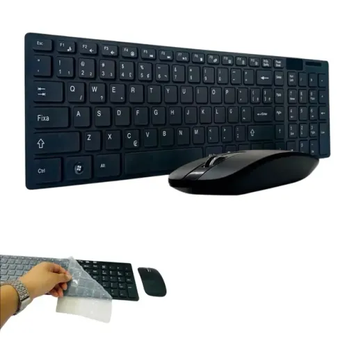 Kit Teclado E Mouse Sem Fio Wireless