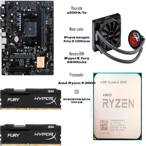 PC COMPLETO AMD RYZEN 5 2600