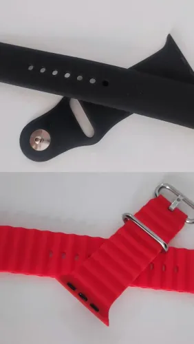 Pulseira Silicone Vermelha para Apple Watch