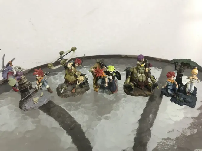 Action Figures Chrono Trigger Formation Arts Complete Set - Peças Raras