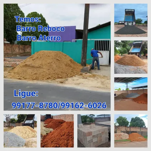 Barro Reboco e Aterro para construção