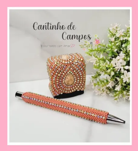 Carimbo Personalizado; Kit Duetinho Salmão