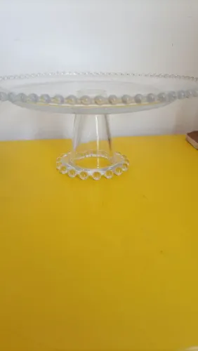 Prato para bolo pearl wolff