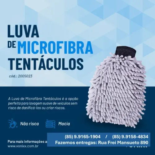 Luva Microfibra Tentáculos - Vonixx