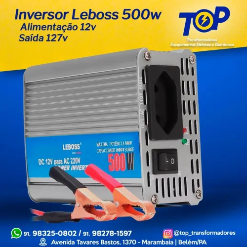 Inversor 500w Leboss 12v - 110v
