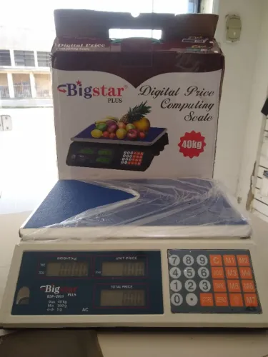 Balança pesa de 2g ate 40kg novas stanlux garantia de 6 meses 