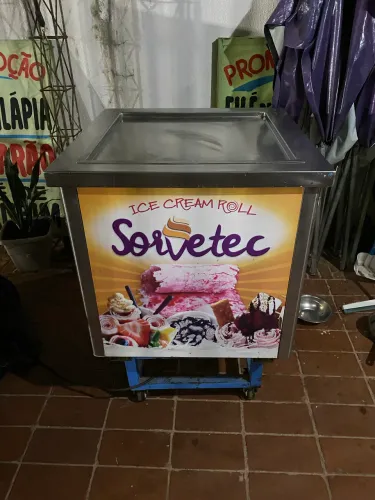 Maquina sorvete na chapa