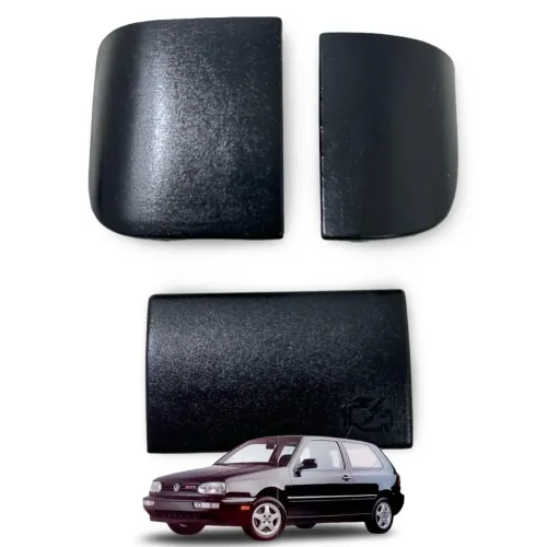 Tampa cega botão falso painel Golf mk3 GTI GLX GL Original kit 3 peças