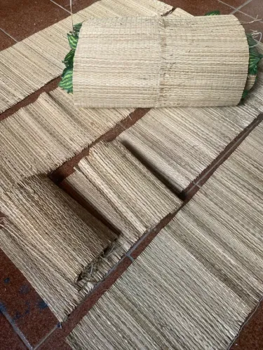 9 Esteira de palha para artesanato e decoração 
