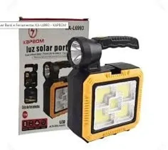 Lampada solar portatil c/ conjunto de ferramentas