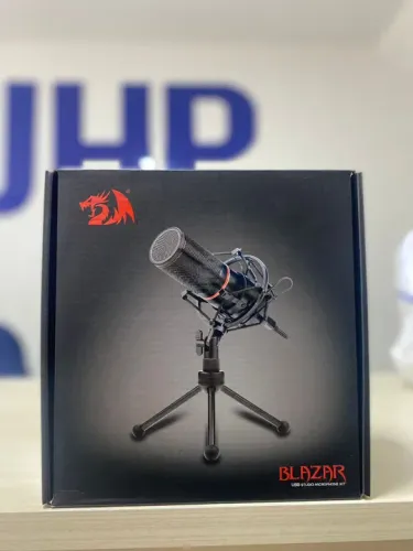 MICROFONE GAMER STREAMER BLAZAR / Novo Lacrado / Loja Fisica