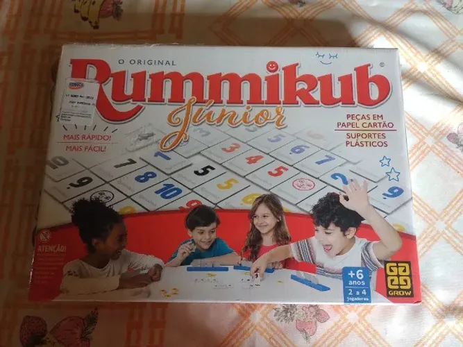 Jogo Rummikub Júnior - Brinquedo lacrado da Grow