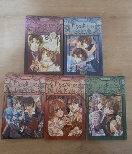 Mangá Destino Cativo - Coleção Completa 1 ao 5