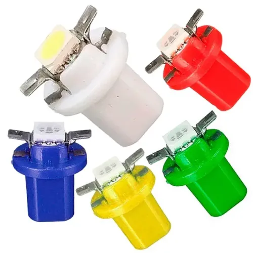 Lâmpadas Led Pinguinho Mosquito T5 B8.5 D Painel Carro moto   0881
