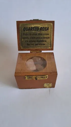 * MT Antigo Mini Baú de Quarto Rosa Touro Talismã de Juquiá São Paulo