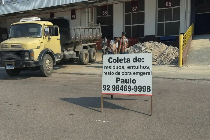 Coleta de entulhos em geral 