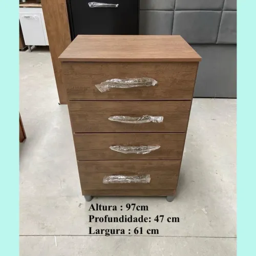 Cômoda com 4 gavetas - entregamos hoje