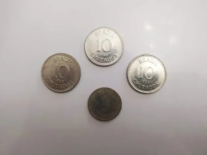 Conjunto De Moedas Cruzado