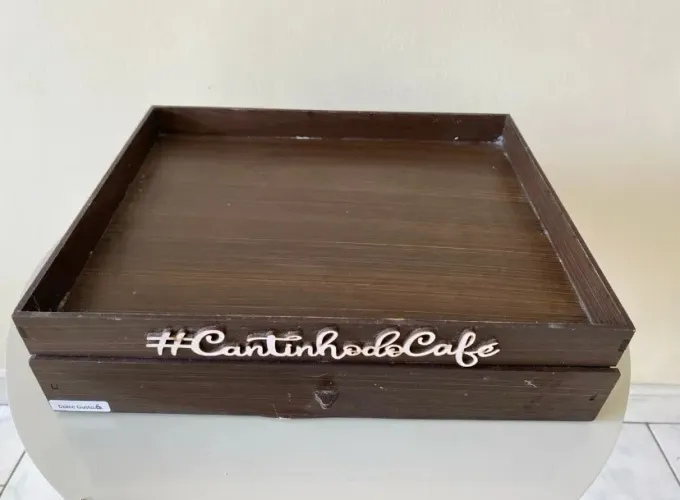 Bandeja Cantinho do Café - Porta-Cápsulas