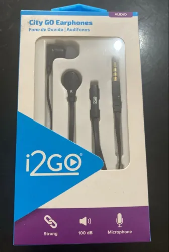 city go earphones i2go fone de ouvido / audiofonos