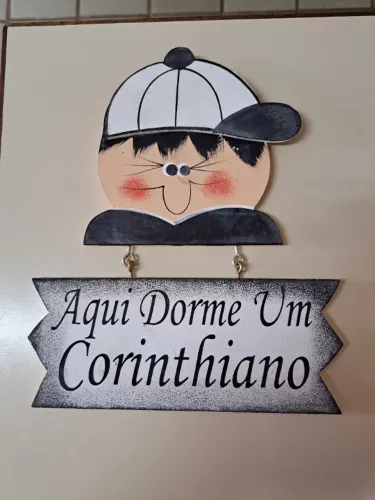 Enfeite corinthians de parede