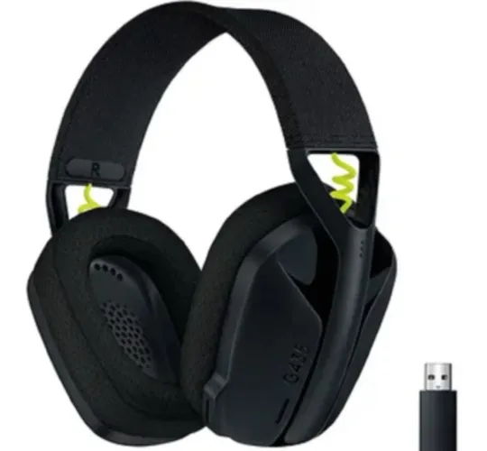 Headset Gamer Sem Fio Logitech G435 LIGHTSPEED - Preto Com microfone embutido