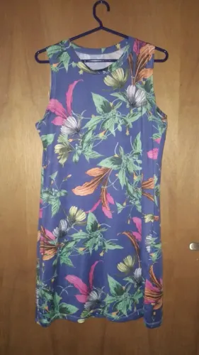 Vestido Floral Azul