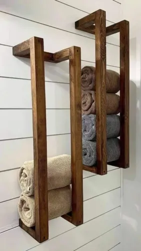  Prateleira de Parede para Toalhas 