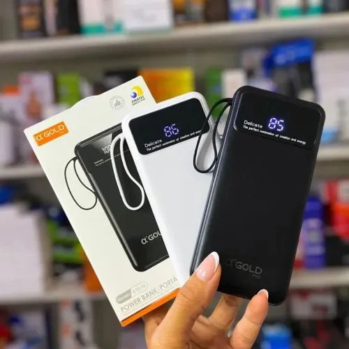 Carregador Portátil Power Bank Alpha Gold - Novo!