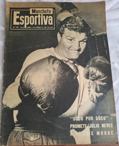 Manchete Esportiva - Martim Francisco e o plano para a Copa 1958 - n. 115 -