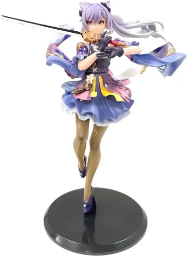 ? Action Figure Keqing - Genshin Impact | 24 cm | Colecionável