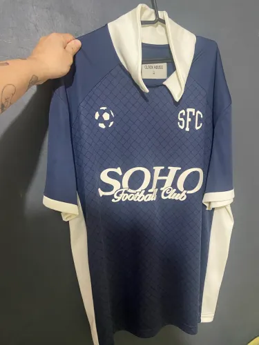 camisa polo Clock House azul M