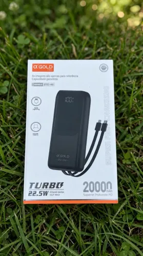Power Bank ?'GOLD 20000mAh Turbo 22.5W Original - Lacrado