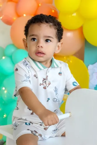 Macacão baby looney tunes