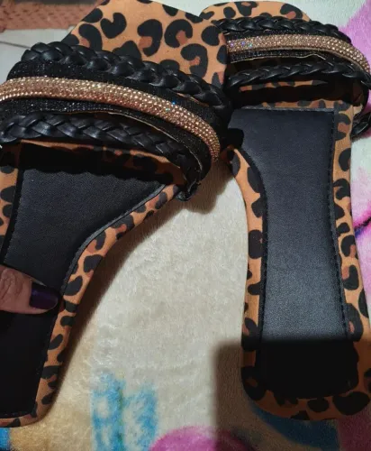 Rasteirinha Elegance Onça! 
