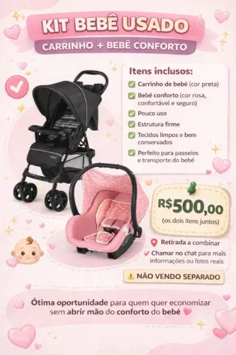 Carrinho de bebê / bebê conforto