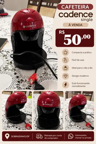 CAFETEIRA CADENCE SINGLE À VENDA
