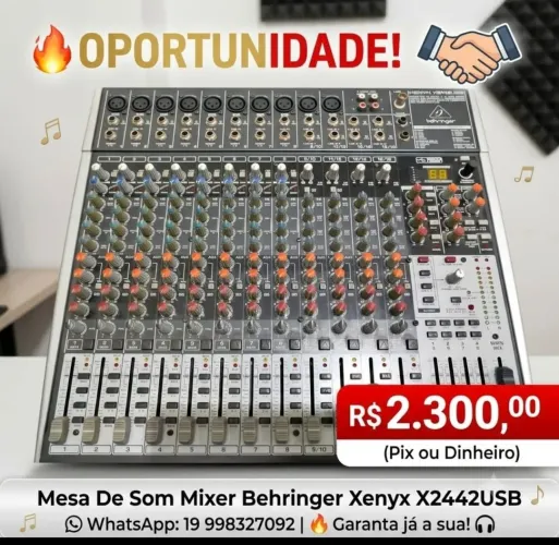 Mesa de som Behringer