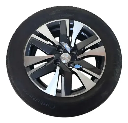 Roda Aro 16 C/pneu Peugeot 2008 2019/2020 *7 Detalhe Preto