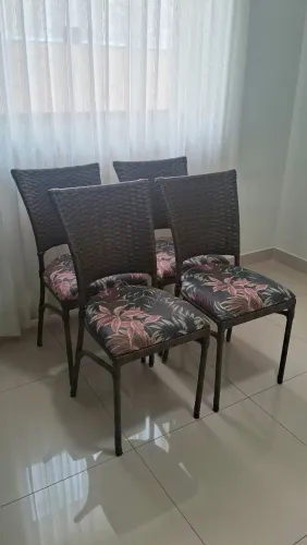 Cadeira de Jantar de Fibra Sintética Junco