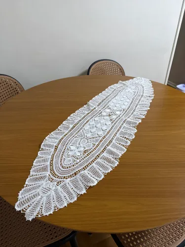 Passarela de renda renascença metragem 1,20X34