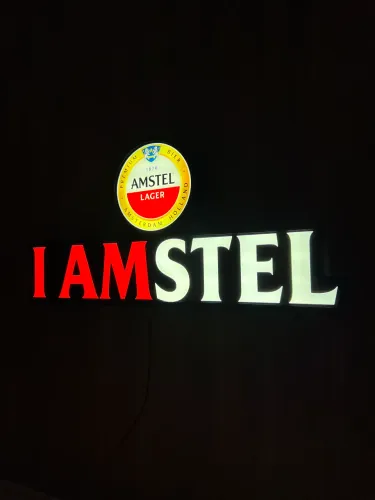 Luminoso Amstel letreiro luminoso Heineken Budweiser