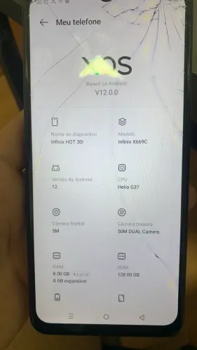 Celular infinix HOT 30i