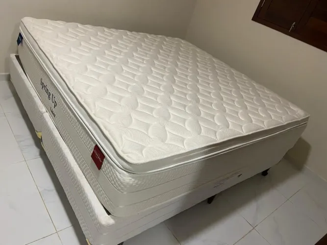 Cama e colchao Super king American flex - produto novo