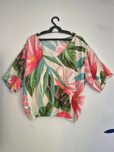 Blusas manga curta lote com 6 peças tamanho G